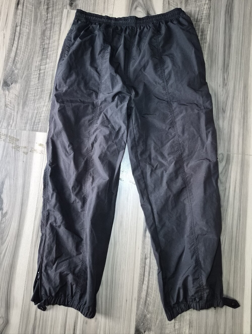 Whit Sierra Men's Black Elastic Waist Casual Pants